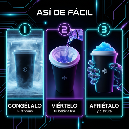 Así de fácil: congélalo, viértelo y apriétalo